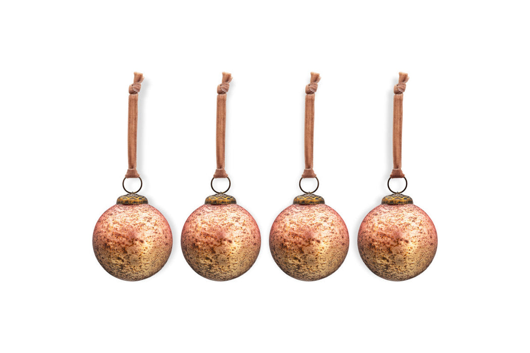 Pasali Baubles Copper Smoke Set Of 4