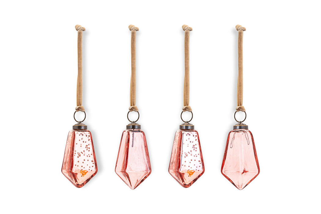 Ratnam Baubles Mixed Antique Pink Set Of 4