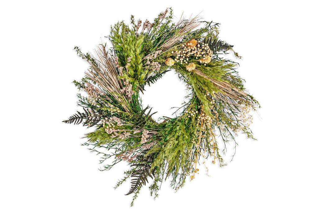 Taraji Wreath Natural Moss