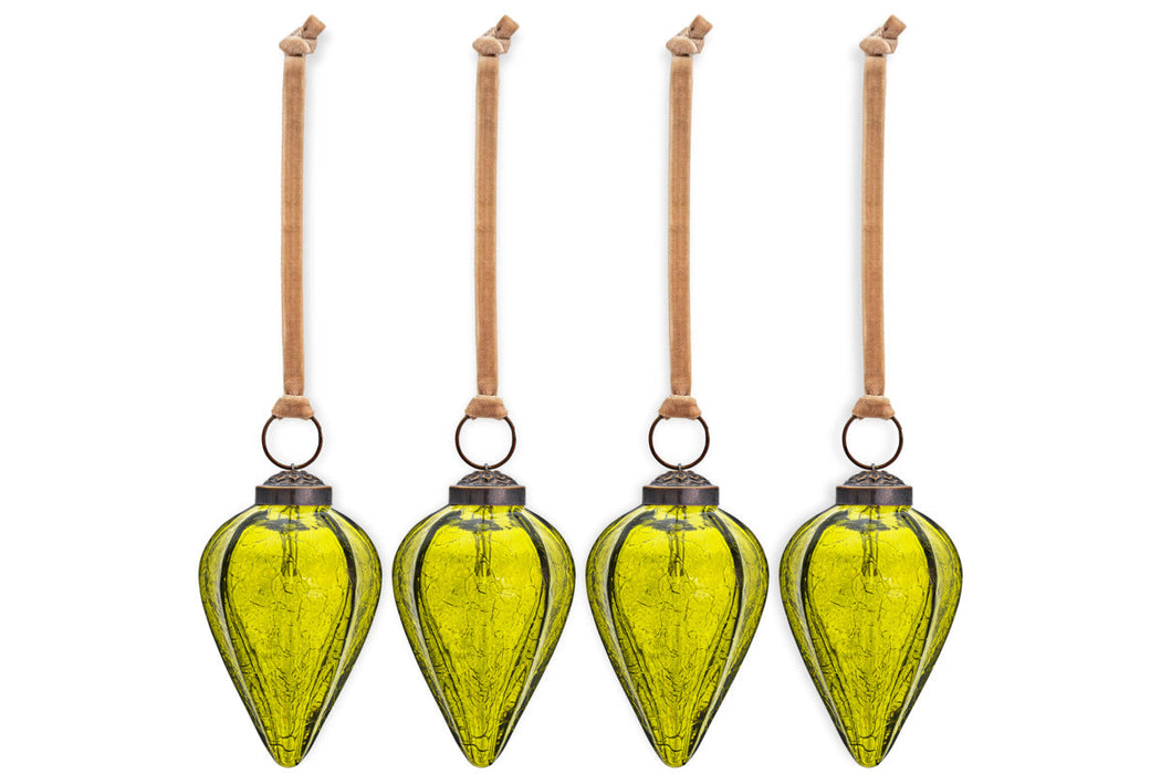 Khela Baubles Moss Set Of 4
