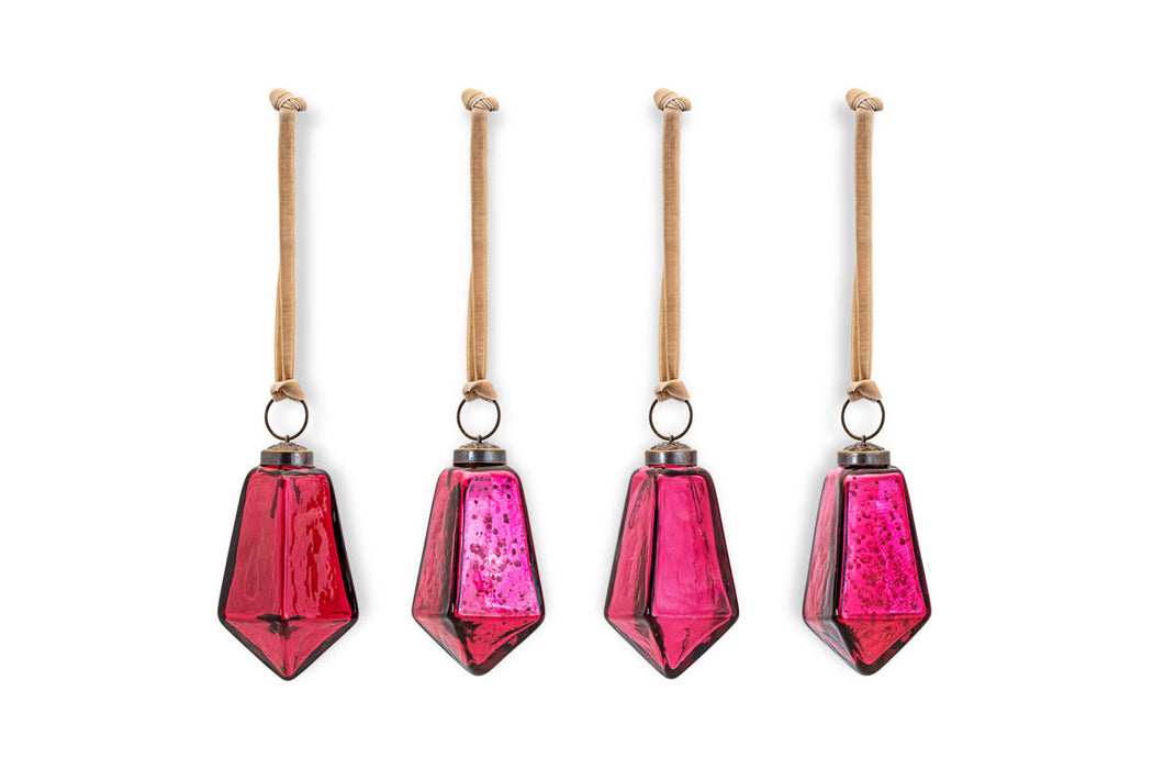 Ratnam Baubles Mixed Merlot Set Of 4
