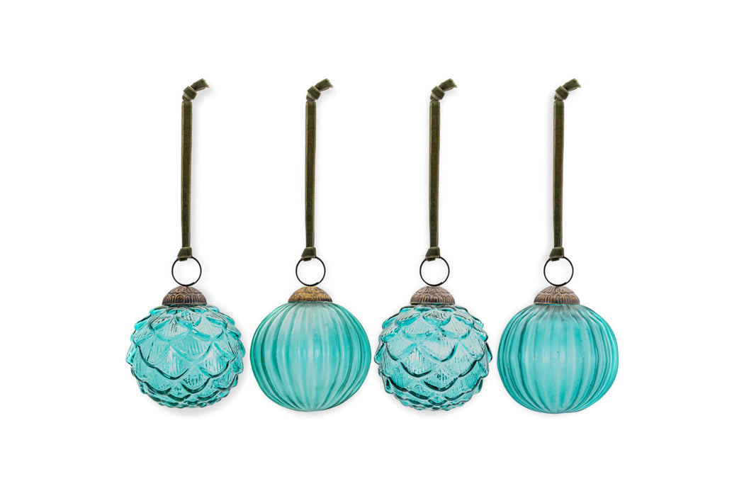 Hara Baubles Antique Teal Set Of 4