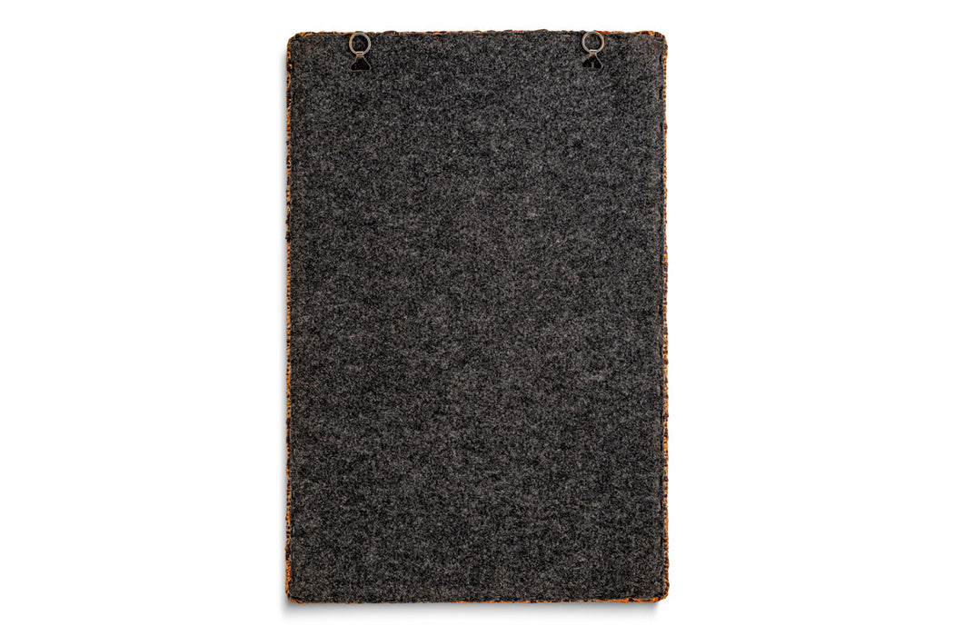 Arjun Upholstered Rectangular Wall Mirror - Natural