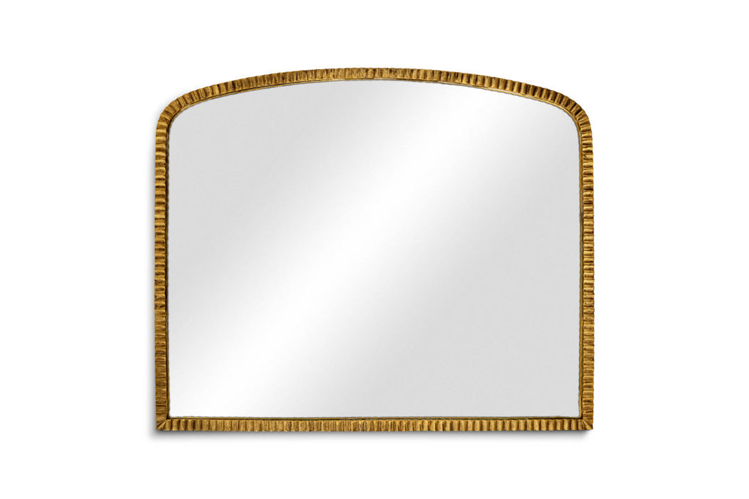 Juhli Arched Mirror - Aged Antique Brass - Large