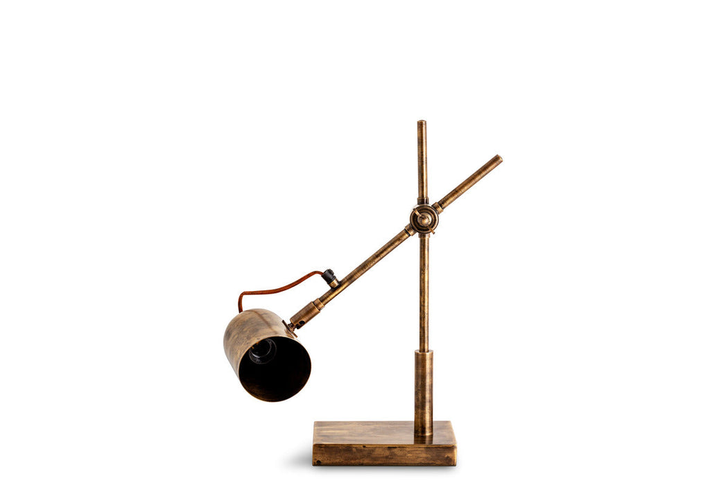 Thenkara Directional Desk Lamp - Antique Brass