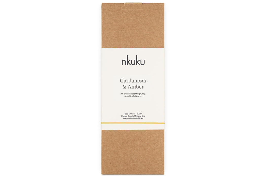 Cardamom & Amber Reed Diffuser - Aged Smoke