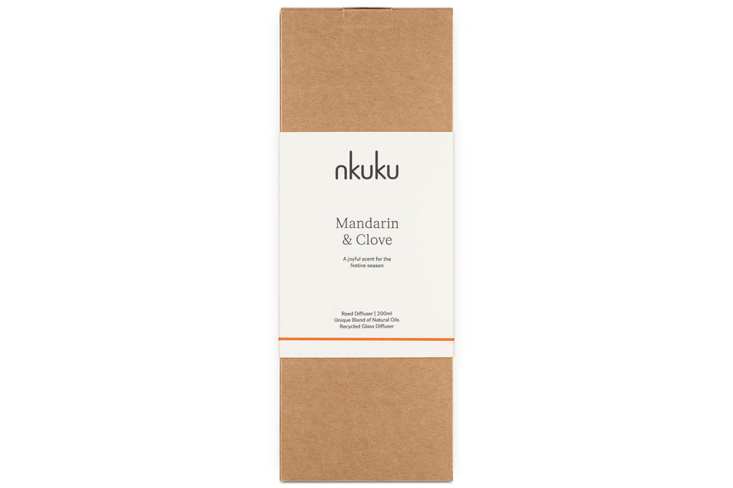 Mandarin & Clove Reed Diffuser - Antique Gold
