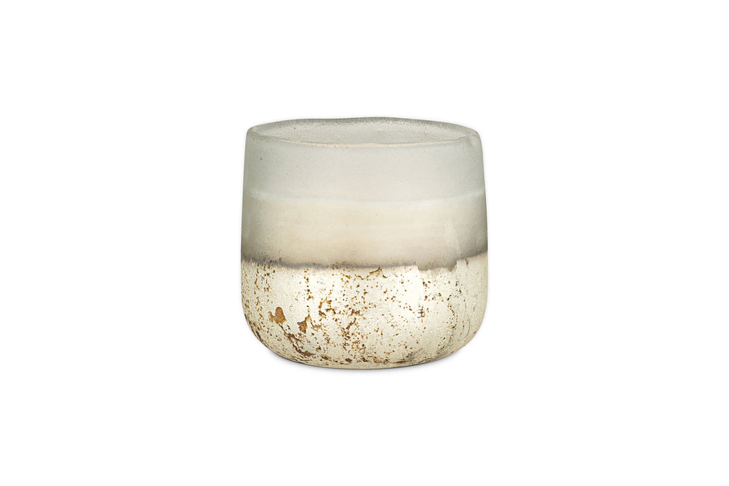 Sea Salt & Moss 1 Wick Scented Candle - Aged Smoke