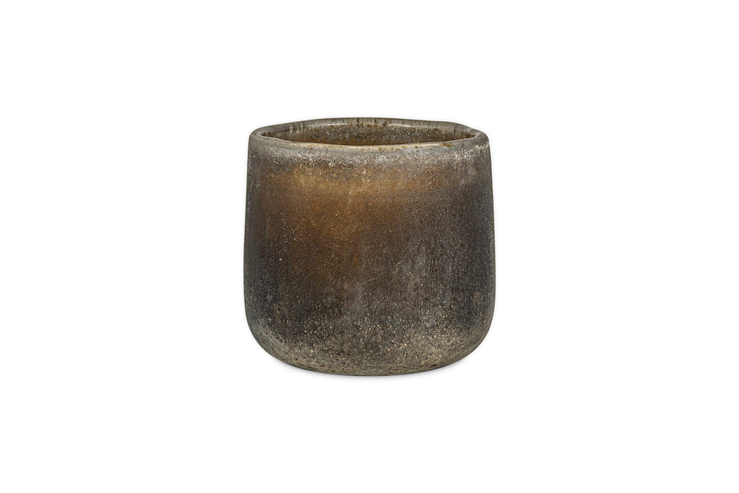 Cedarwood & Fig 1 Wick Scented Candle - Frosted Black