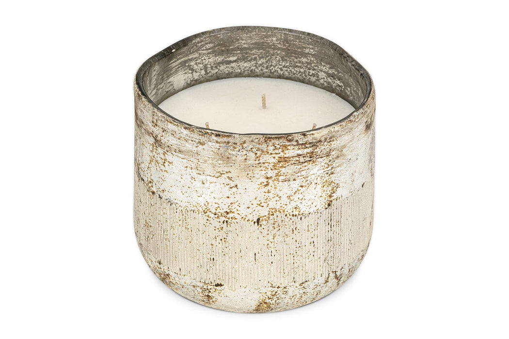 Juniper & Fir 3 Wick Scented Candle - Antique Gold