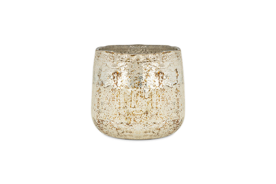Mandarin & Clove 1 Wick Scented Candle - Antique Gold