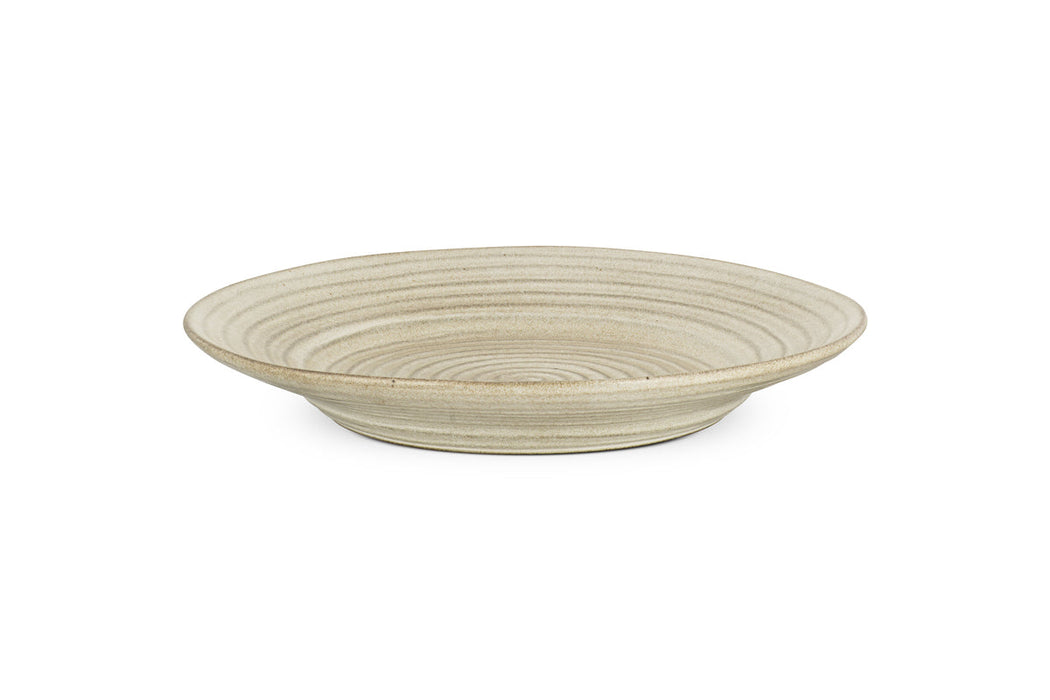 Valinha Earthenware Round Platter - Grey