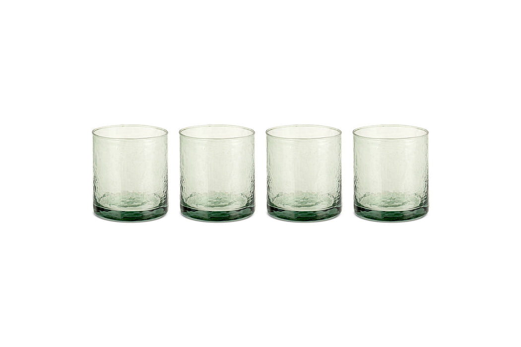 Yala Hammered Tumbler Sage Green Set Of 4