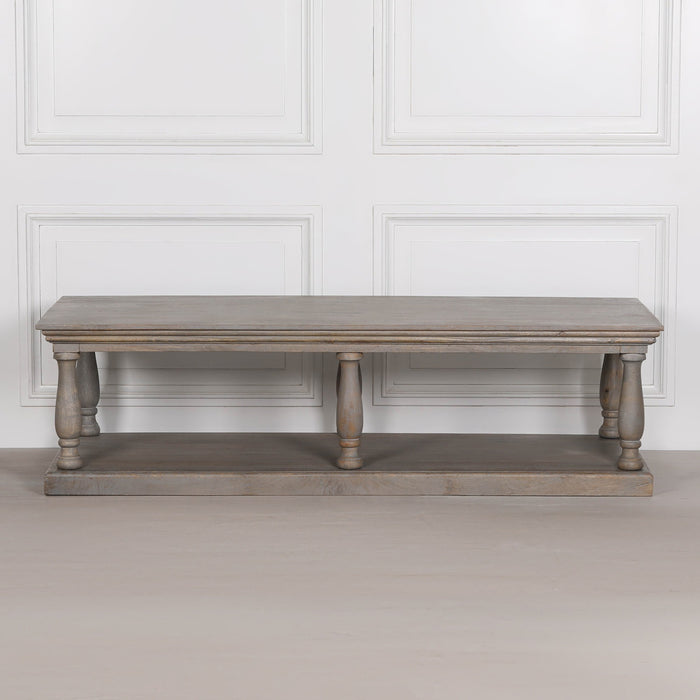 Rustic Column Coffee Table