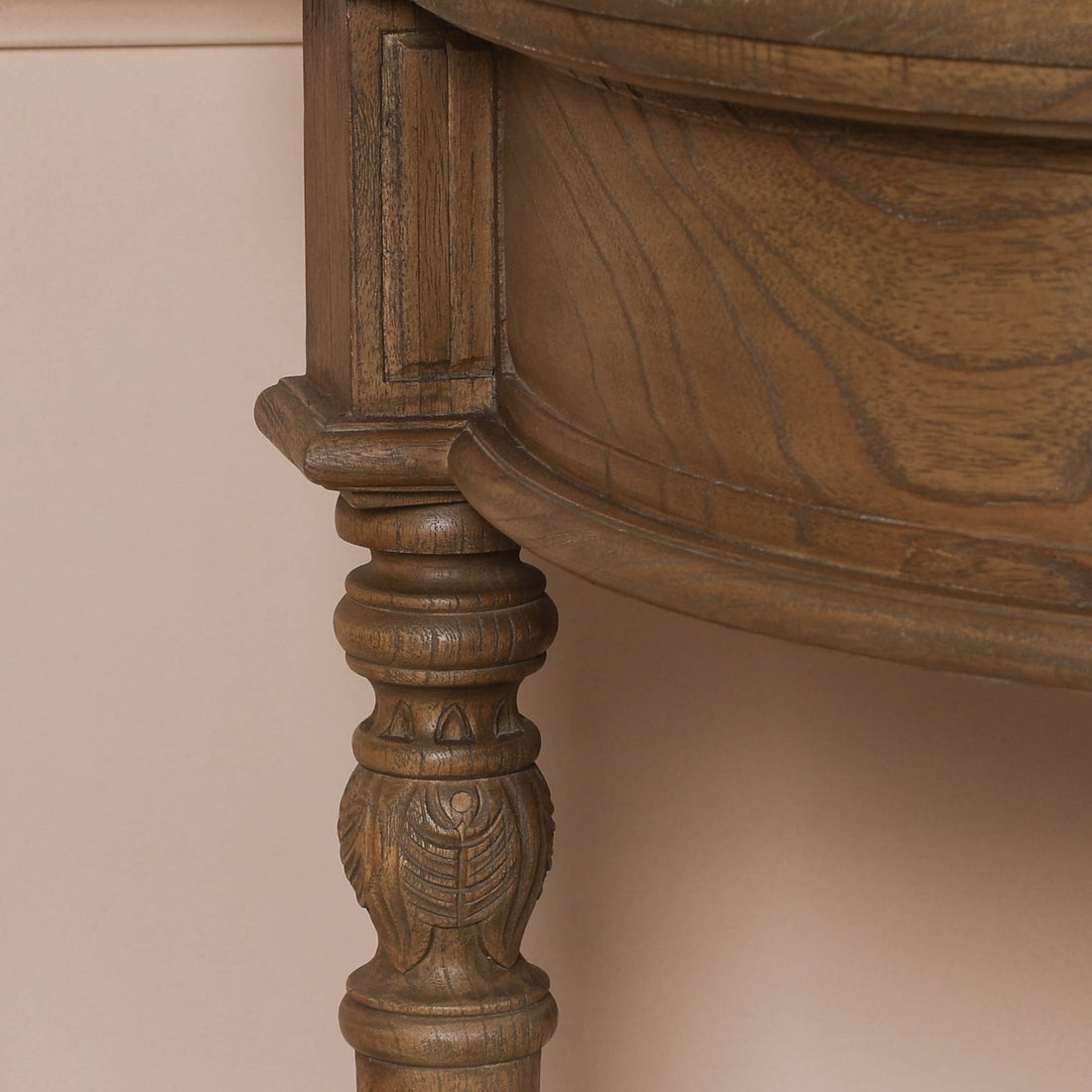 Rustic Wooden Console 151cm