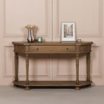 Rustic Wooden Console 151cm