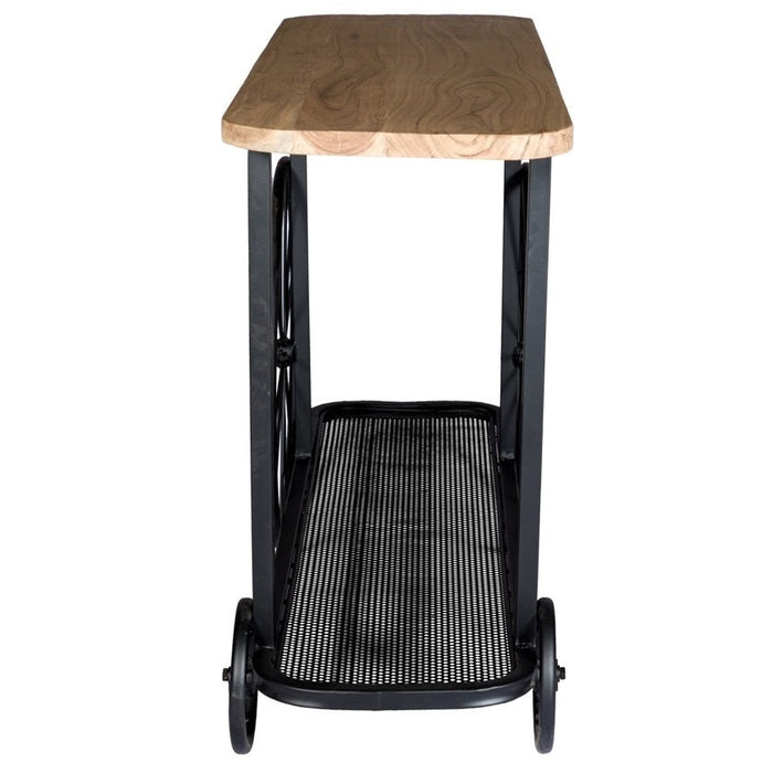Craft Wheel Console Table