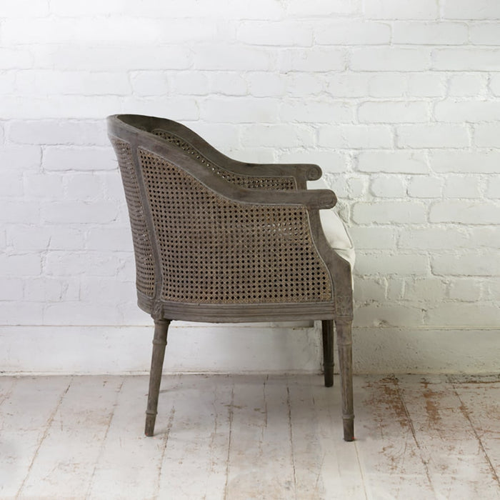 Sari Rattan Chair Ivory