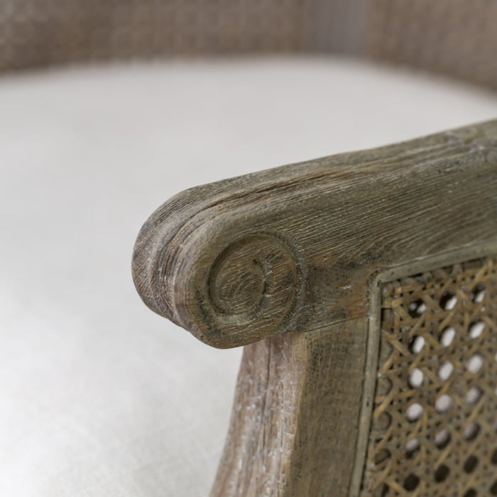 Sari Rattan Chair Ivory