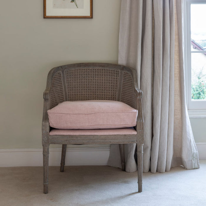 Sari Rattan Chair Powder Pink
