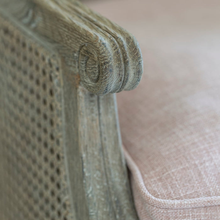 Sari Rattan Chair Powder Pink
