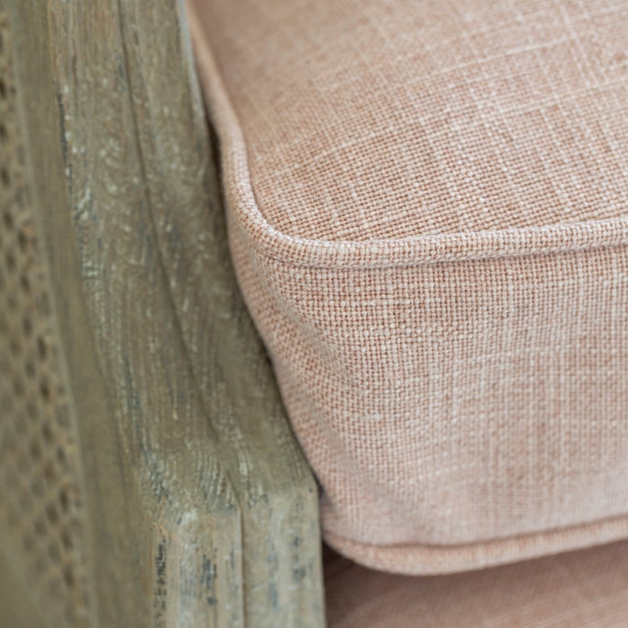 Sari Rattan Chair Powder Pink