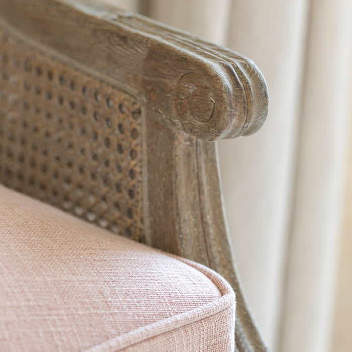 Sari Rattan Chair Powder Pink