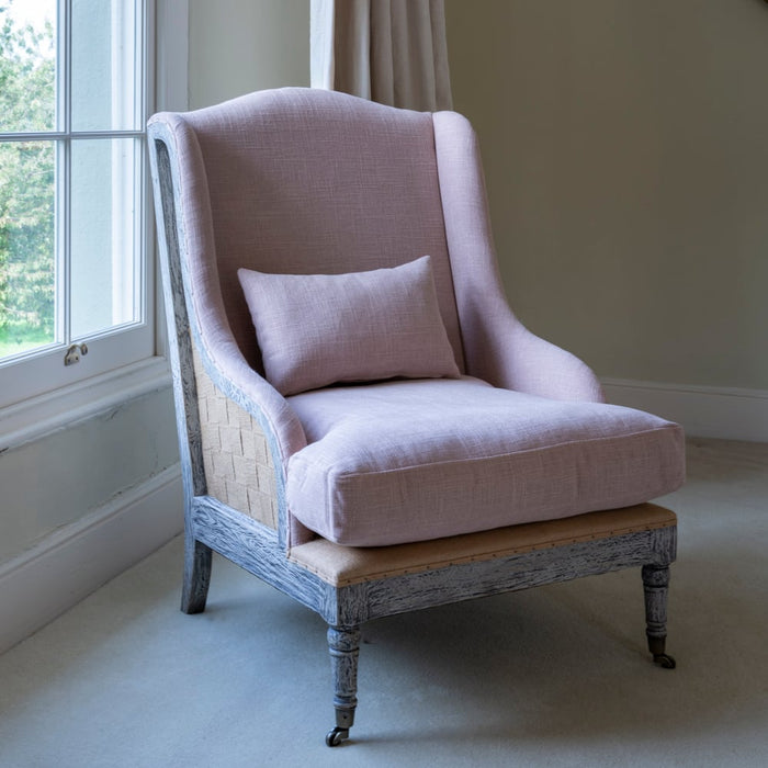 Gustavian Armchair Powder Pink