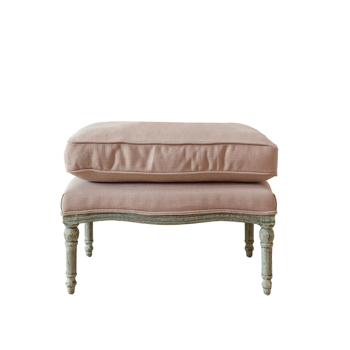 Tilda Footstool With Cushion Powder Pink