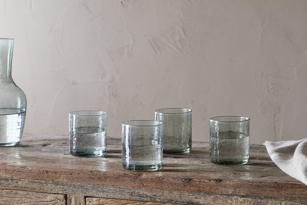 Yala Hammered Tumbler Sage Green Set Of 4