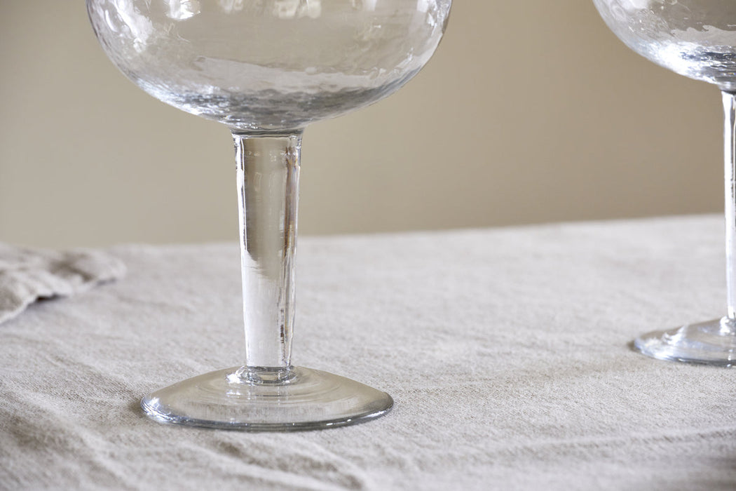 Yala Hammered Gin Glass Clear Set Of 2