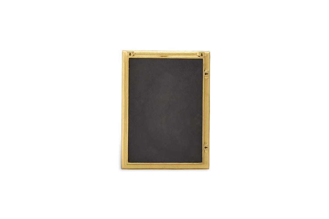 Yadur Rectangular Mirror - Antique Brass - Small