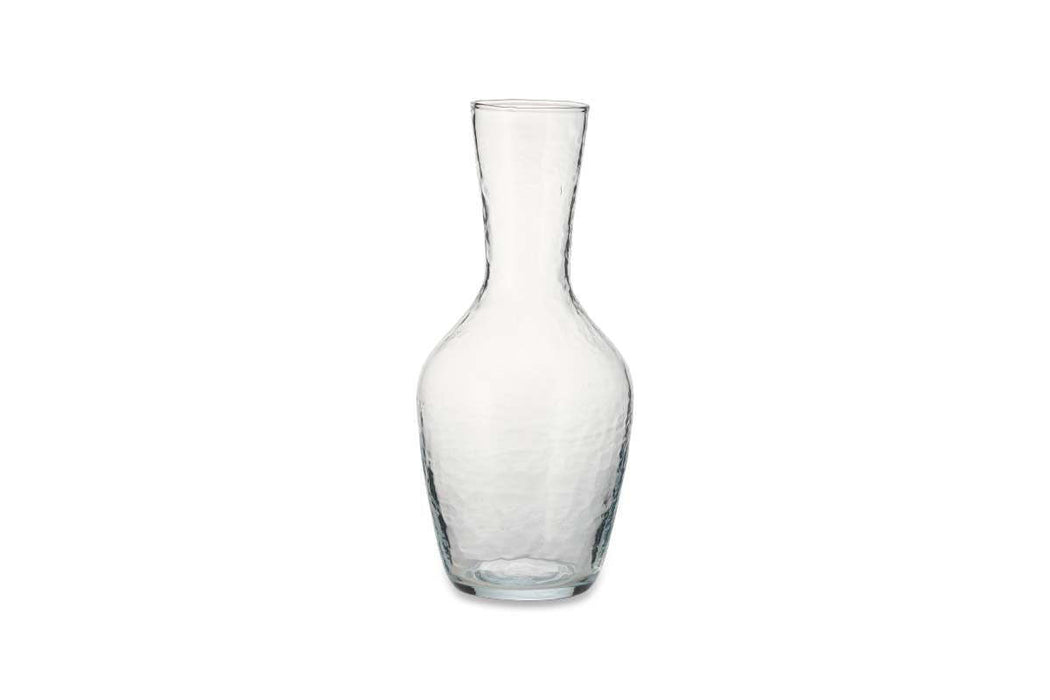 Yala Hammered Jug Clear Glass