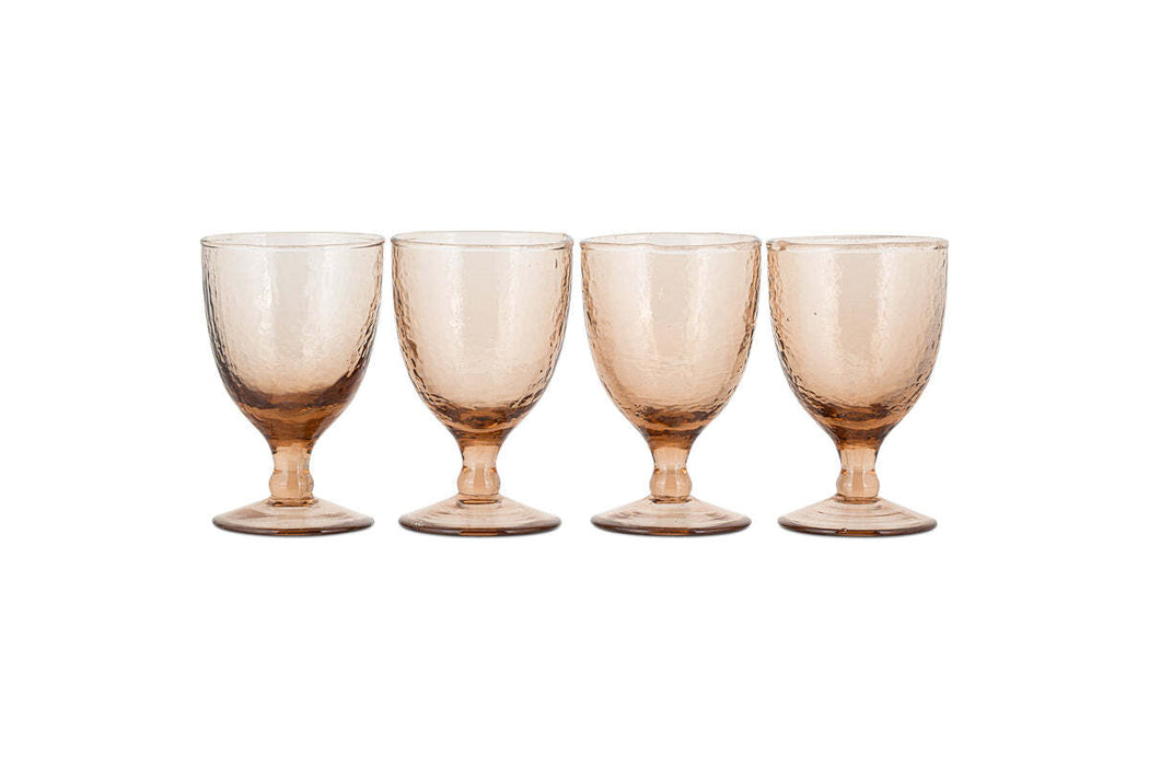 Yala Wine Glass Dusty Terracotta Set Of 4