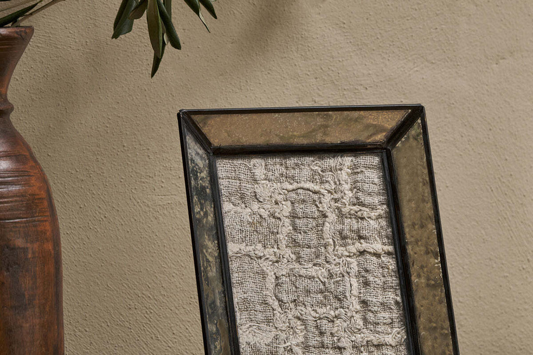 Yash Antique Glass Iron Photoframe Antique Black