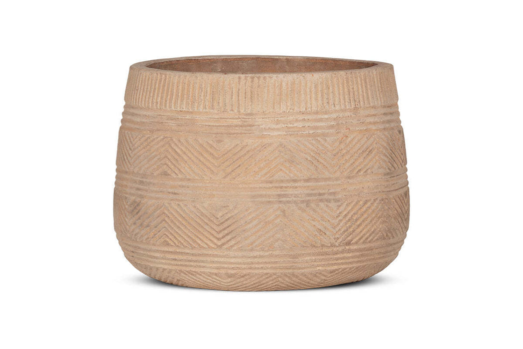 Zadie Terracotta Planter Natural Large