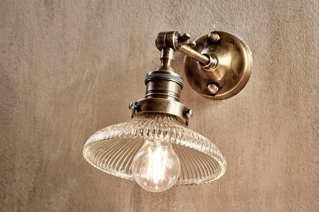 Zowie Recycled Glass Wall Light Small