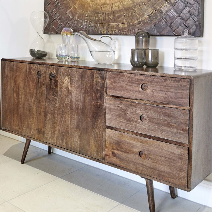 Vintage Mango 140cm Sideboard - In Stock
