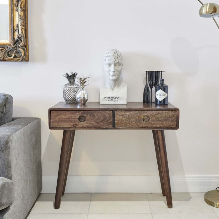 Vintage Mango 90cm Console Table - In Stock