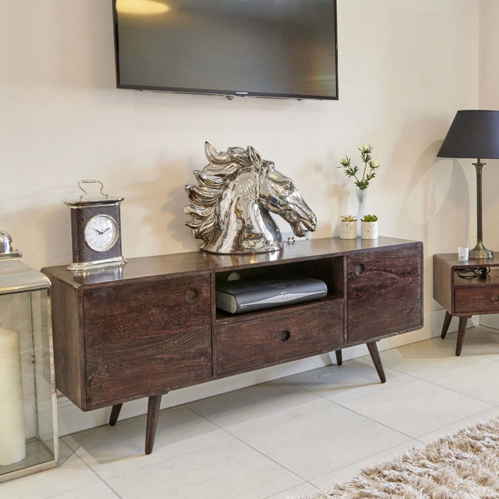 Vintage Mango 145cm Media Unit - In Stock