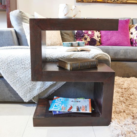 Acre & Artisan Mango Wood Side Table S 1