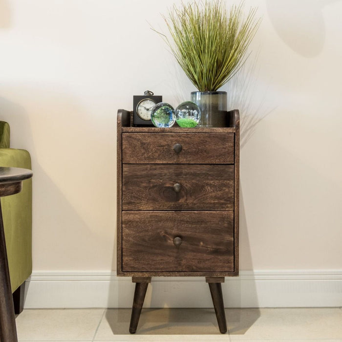 Retro Chic 40cm Storage Unit with Handles - In Stock