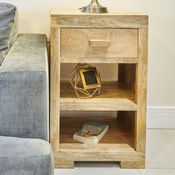 Acre & Artisan Mango Light Side Table