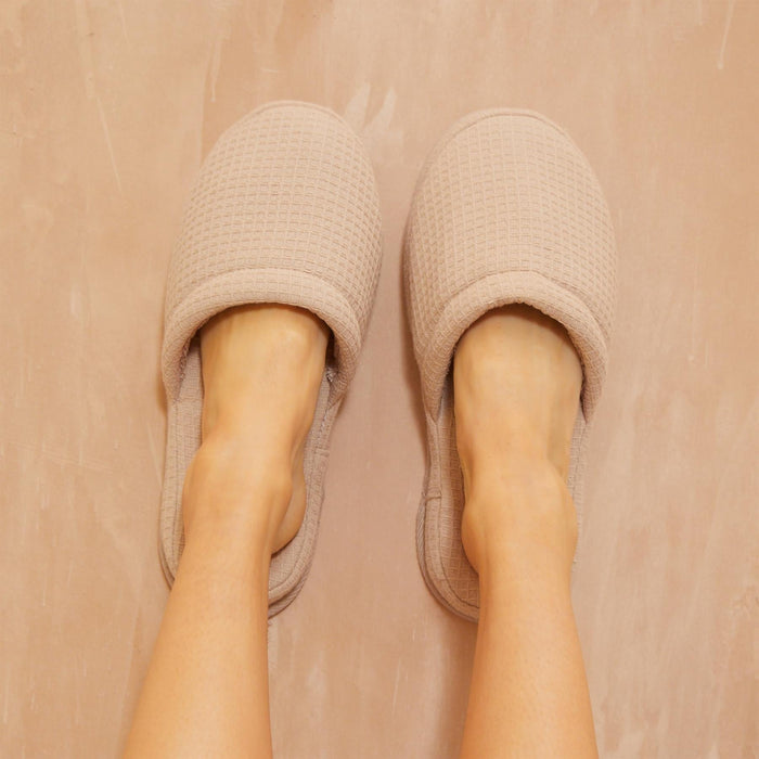 Desert Blush Waffle Slippers