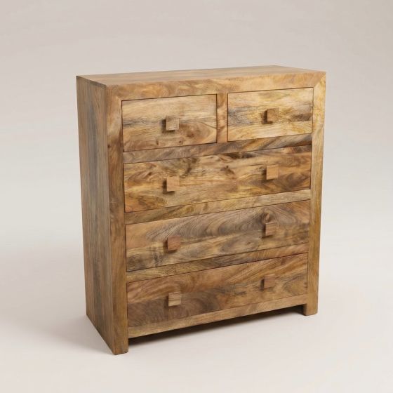 Acre & Artisan Light Solid Wood Large Drawers 568 (100cm)