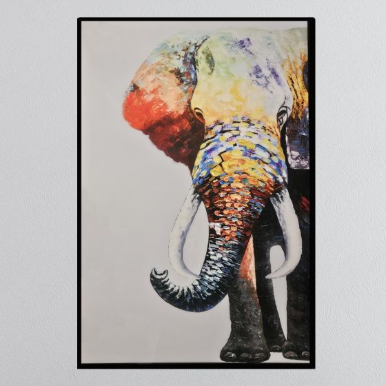 Acre & Artisan Abstract Elephant Wall Art Small