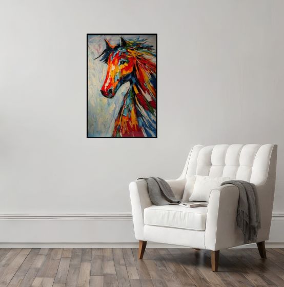 Acre & Artisan Abstract Horse Wall Art Small