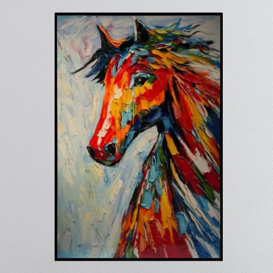 Acre & Artisan Abstract Horse Wall Art Small