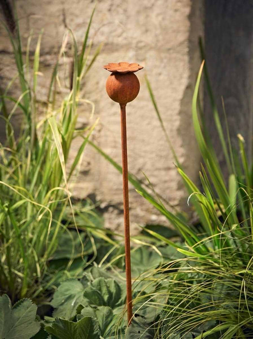 Poppy Garden Stake