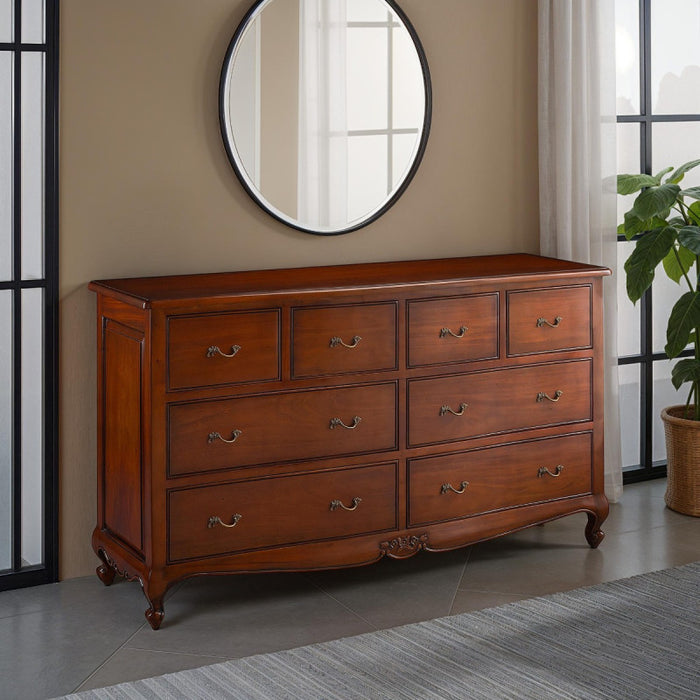 Alexander French 8 Drawer Wide Chest